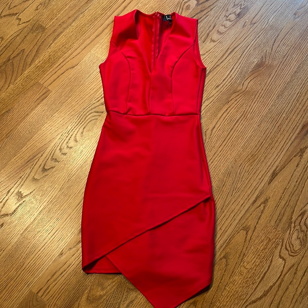 Lulu’s red body con dress size small